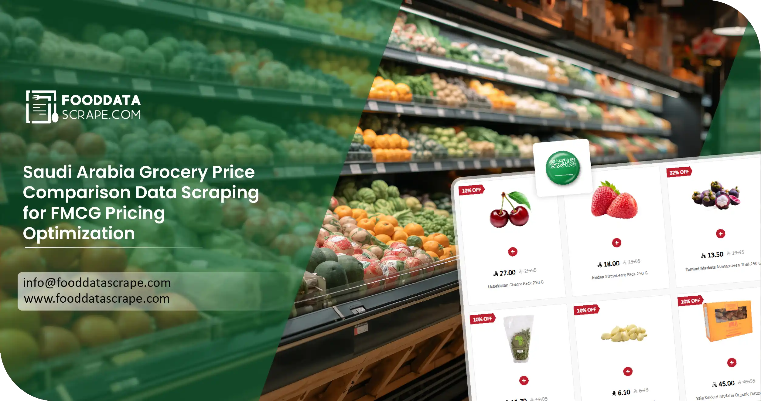 Saudi Arabia Grocery Price Comparison Data Scraping for FMCG Pricing Optimization
